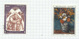 Monaco N°885, 886 Cote 5.60€ - Used Stamps