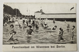 Familienbad Im Wannsee Bei Berlin, Frauen, Männer, Kinder, 1908 - Wannsee