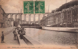 FRANCE - Morlaix - Le Port Et Le Viaduc - Carte Postale Ancienne - Morlaix