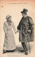 FOLKLORE - Costumes - Les Accordailles Dans La Sarthe - Carte Postale Ancienne - Trachten