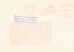 DDR Brief VEB Elektroschmelze Zschornewitz 1985 - Franking Machines (EMA)