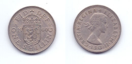 Great Britain 1 Shilling 1960 Scottish Crest - I. 1 Shilling