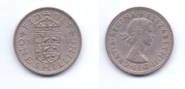 Great Britain 1 Shilling 1959 English Crest - I. 1 Shilling