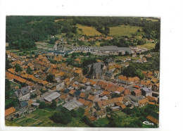 Resson-sur-Matz (60) : Vue Aérienne Générale Du Quartier De L'église Et De L'usine En 1990 GF. - Ressons Sur Matz