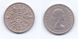 Great Britain 2 Shillings 1957 - J. 1 Florin / 2 Schillings