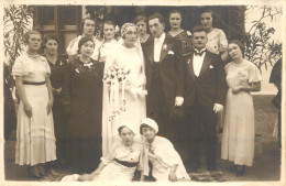 Romania Social History Marriage Wedding Souvenir Photo 1935 - Nozze