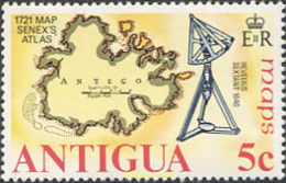 721700 MNH ANTIGUA 1975 MAPAS ANTIGUOS DE ANTIGUA - Andere & Zonder Classificatie