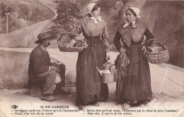 FOLKLORE - Costumes - En Corrèze - Femmes - Homme - Carte Postale Ancienne - Trachten