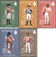 250151 MNH ANTIGUA 1974 UNIFORMES MILITARES - Other & Unclassified