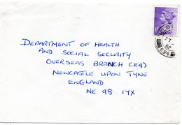 73968 - Grossbritannien - 1982 - 15,5p Machin EF A Bf FIELD POST OFFICE 694 -> Newcastle Upon Tyne - Lettres & Documents