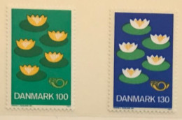 Norden 1977 DANMARK Denmark 1st Printing Dull Gum ~ Erstauflage Matte Gummierung ~ Seerosen Water Lilies - Ongebruikt