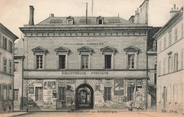 FRANCE - Moulins - La Bibliothèque - Carte Postale Ancienne - Moulins