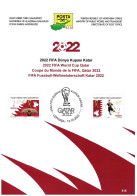 CHIPRE TURCO NORTHERN TURKISH CYPRUS ZYPERN 2022 FIFA World Cup Qatar BROCHURE Nº 315 - Otros & Sin Clasificación