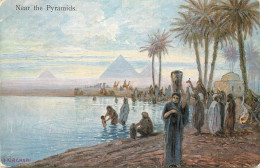 Egypt Pyramids A. Kircher Water Carrier Natives - Pyramides