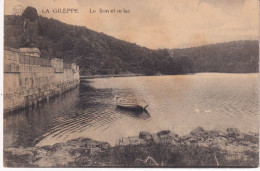 La Gileppe  Barrage De La Gileppe Le Lion Et Le Lac - Gileppe (Barrage)