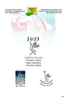 CHIPRE TURCO NORTHERN TURKISH CYPRUS ZYPERN 2023 Champion Angels BROCHURE Nº 319 - Other & Unclassified