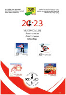 CHIPRE TURCO NORTHERN TURKISH CYPRUS ZYPERN 2023 Anniversaries BROCHURE Nº 321 - Andere & Zonder Classificatie