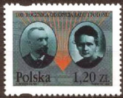 Poland Stamps MNH ZC.3578: Discovery Of Radium And Polonium 100 Y. - Nuevos