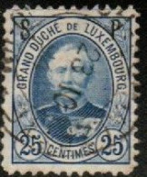 Luxembourg ,Luxemburg ,1891, MI 50,  FREIMARKE GROSSHERZOG ADOLF, S.P LARGE, OBLITERE, GESTEMPELT - Oficiales