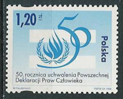 Poland Stamps MNH ZC.3588: Declaration Of Human Rights 50y. - Nuevos