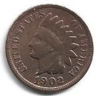 ETAT UNIS - UNIDET STATES OF AMERICA - ONE CENT - 1902 - INDIA HEAD - 1859-1909: Indian Head