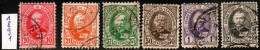 Luxembourg , Luxemburg ,1891, MI 57  59, 62, 63, 64, 65, GROSSHERZOG ADOLF, GESTEMPELT,OBLITERE, - 1895 Adolphe Rechterzijde