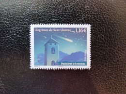Andorra 2023 Andorre Perseid Meteor Shower Sky Llàgrimes De Sant Llorenç 1v Mnh - Unused Stamps