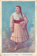 FANTAISIES - Femme - La Chanson Comique - Viens Poupoule - Carte Postale Ancienne - Vrouwen