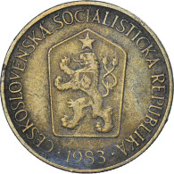 Monnaie, Tchécoslovaquie, Koruna, 1983 - Checoslovaquia