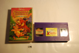 CA6 K7 - Cassette Vidéo VHS - CHANTONS ENSEMBLE - JE VOUDRAIS DEJA ETRE ROI - DISNEY - Familiari