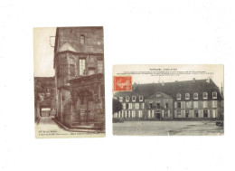 Lot 2 Cpa - 70 - VAUVILLERS - Maison Natale Cardinal Sommier - Hotel De Ville - Vauvillers