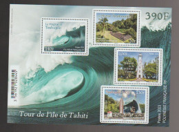 French Polynesie 2023 - Tour D'Ile De Tahiti Bloc Mnh** - Unused Stamps