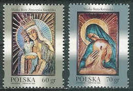 Poland Stamps MNH ZC.3605-06: The Image Of Our Lady - Nuevos