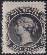 Nova Scotia 1860 Sc 8a  MNH** Whitish Paper - Ongebruikt