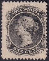 Nova Scotia 1860 Sc 8  MNG(*) Yellowish Paper - Unused Stamps