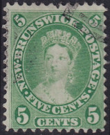 New Brunswick 1860 Sc 8  Used Light Cancel - Used Stamps