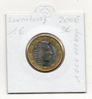 LUXEMBOURG    1,00 €      2006  1 000 000   Exp     Etat : Voir Scan - Luxemburg