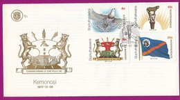 Bophuthatswana - 1977 - Independence - Complete Set On FDC - Buste