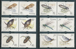 Poland Stamps MNH ZC.3632-37 2po: Aquatic Insects (2h) - Nuovi