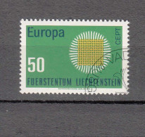 LIECHTENSTEIN 1970     N° 461   OBLITERE   CATALOGUE  ZUMSTEIN - Usati