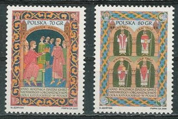Poland Stamps MNH ZC.3660-61: Gniezno Congress 1000 Y. - Nuevos