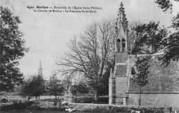 MOELAN - Ensemble De L'Eglise Saint-Philibert - Le Clocher De Moëlan - La Fontaine Saint-Roch - Moëlan-sur-Mer