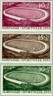 Suriname 1953 Opening Stadion Paramaribo NVPH 309/311 - MNH** Postfris - Suriname ... - 1975