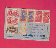 Lettre Recommandée De 1939 Pour La France - YT N° 79, 89 Et 105 En Paire, 106 - Exposition Internationale De Paris - Lettres & Documents