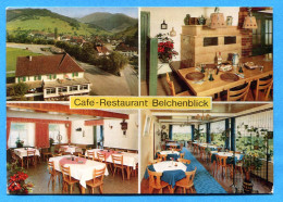 OLI1047, Café Und Speise-Restaurant Belchenblick, Münstertal, Schwarzwald, GF, Circulée 1975 - Muenstertal