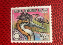 MADAGASCAR 1988 1v Neuf MNH ** YT 845 Pájaro Bird Pássaro Vogel Ucello Oise Malagasy Madagaskar - Picotenazas & Aves Zancudas