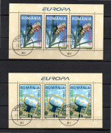 Romania 2003 Set Europe/CEPT/Art/Flowers Stamps (Michel Block 330/31) Nice Used - Gebraucht