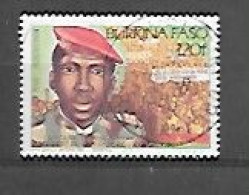 TIMBRE OBLITERE DU BURKINA DE 1984 N° MICHEL B 975 - Burkina Faso (1984-...)