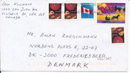 Canada Cover Sent To Denmark - Briefe U. Dokumente