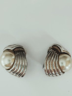 Boucle Oreilles Fantaisie Retro Metal Et Fausse Pierre (hauteur2.5 Cm) - Orecchini